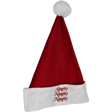 BLACK AND WH BAH HUMBUG HAT