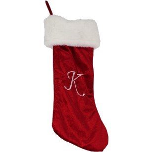 LETTER K MONOG STOCKING