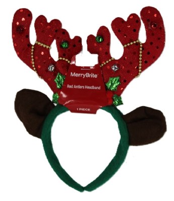RED ANTLER HEADBAND