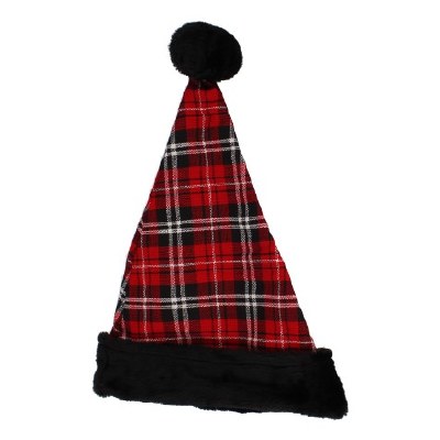 CHECKERED SANTA HAT