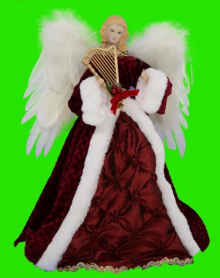 ANGELTREE TOPPER RED