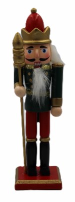 RED AND GOLD HAT NUTCRACKER
