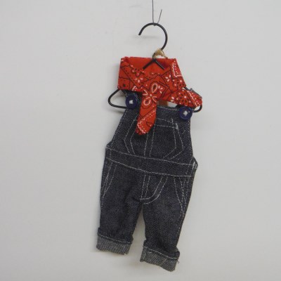 BIB OVERHALLS WITH SCARF