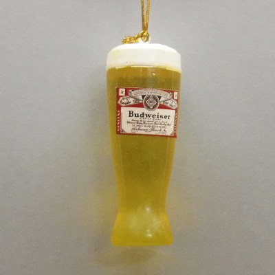 GLASS OF BUDWISER BEER