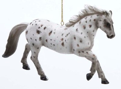 WHITE SPOTTED HORSE