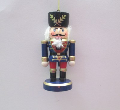 NUTCRACKER ORN BLUE