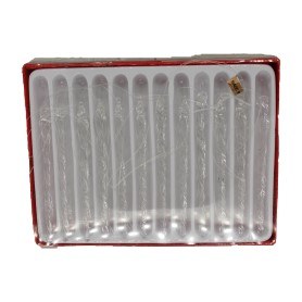 12PK CLEAR GLASS TWIST ICICLES