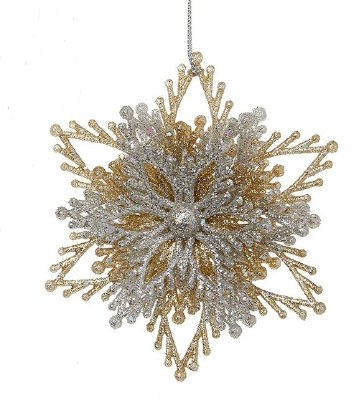 SILVER/GOLD SNOWFLAKE