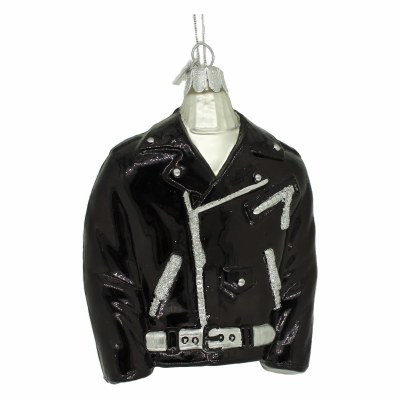 GLASS LEATHER JACKET