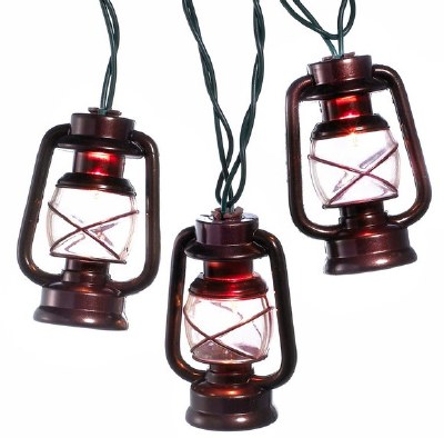 COPPER LANTERN LIGHT SET