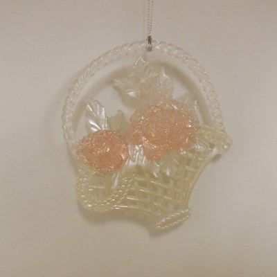 PINK BASKET OF ROSES