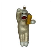 GLASS SOCK MONKEY