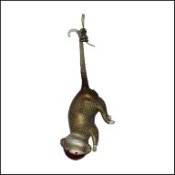 GLASS SOCK MONKEY