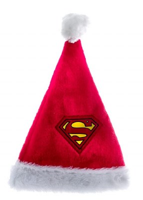 SUPERMAN SANTA HAT