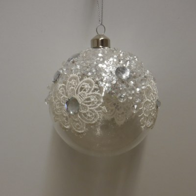 SEQUIN BALL GLASS