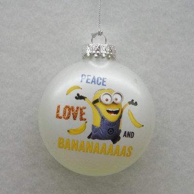 DESPICABLE ME MINION GLASS BALL