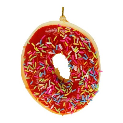 RED SPRINKLES GLAZED DONUT
