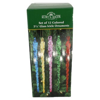12 PACK MULTI COLORED ICICLES