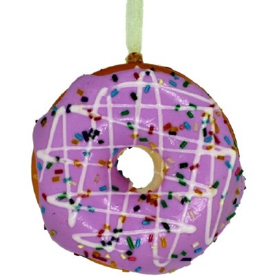 PURPLE  ICED DONUT