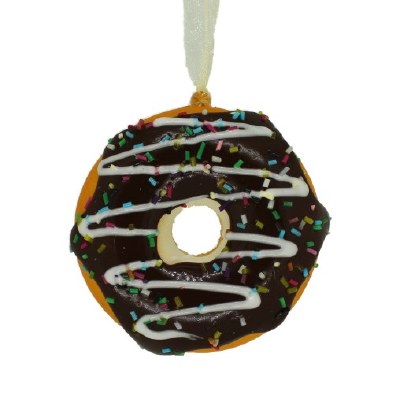 CHOCOLATE DRIZZLE  ICED DONUT
