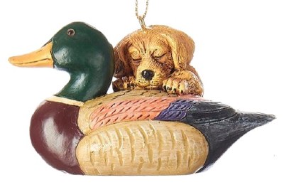 YELLOW DOG W/ DUCK
