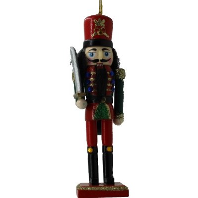 GREEN AND RED NUTCRACKER