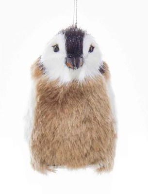 GRAY BROWN FURRY PENGUIN