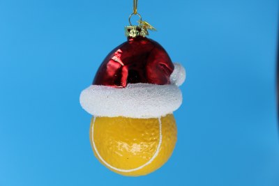 SOFTBALL SANTA HAT