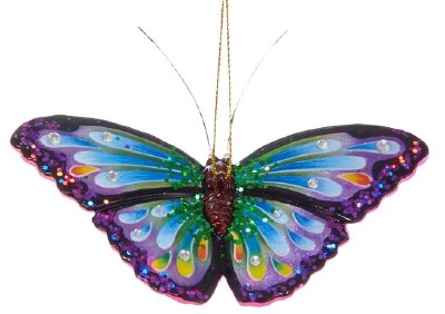 PINK BLUE BUTTERFLY