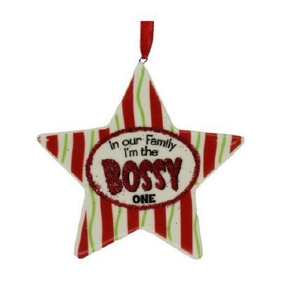 BOSSY ONE FAMILY ORNAMENT