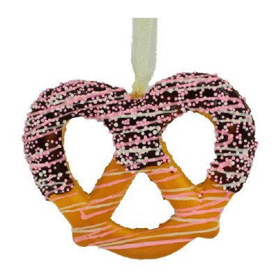 CHOCOLATE ICED PRETZEL