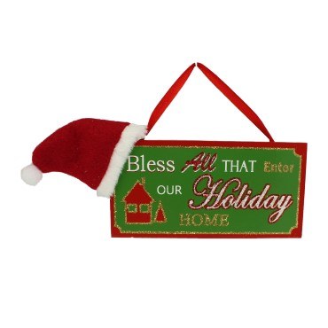 BLESS ALL THAT....WOODEN PLAQUE