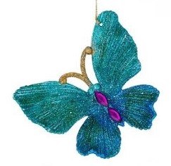 TEAL/BLUE BUTTERFLY