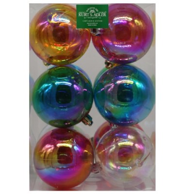 PLASTIC CLEAR/IRIDENSENT BALLS
