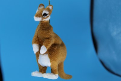FURRY PLUSH KANGAROO