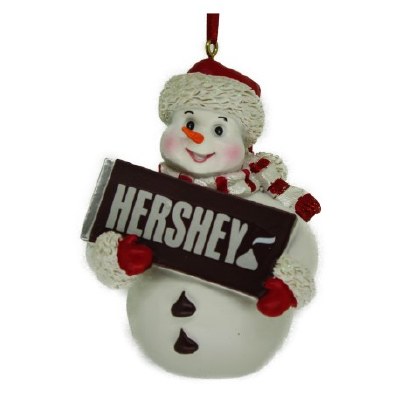HERSHEY BAR SNOWMAN