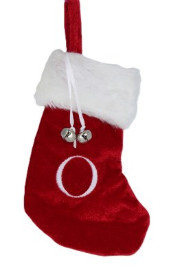 LETTER O MONOGRAM STOCKING
