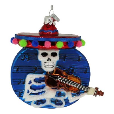 BLUE MARIACHI SKELETON