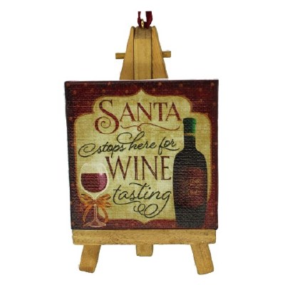 SANTA STOPS HERE.... 3D SIGN