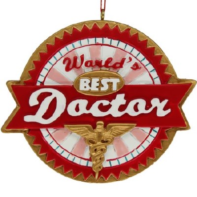 WORLDS BEST DOCTOR PLAQUE