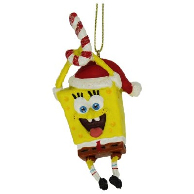 SPONGEBOB WITH CANDY CANE