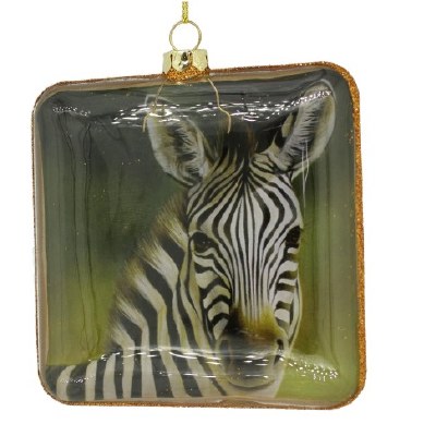 ZEBRA GLASS SQUARE