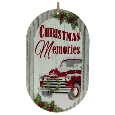 CHRISTMAS MEMORIES METAL SIGN