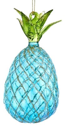 BLUE GLASS PINEAPPLE