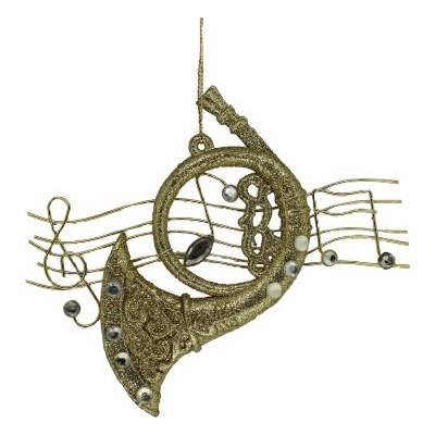 FRENCH HORN ON STAFF W NOTES