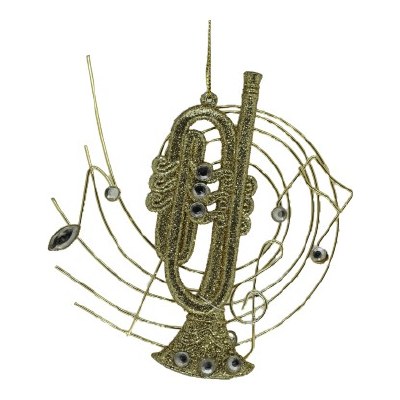 TRUMPET ON STAFF W NOTES