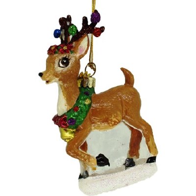 GLASS REINDEER