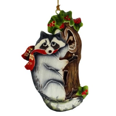 RACCOON WITH SCARF