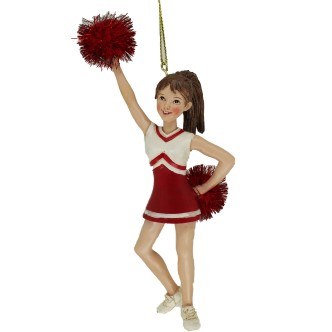 RED/WHITE CHEERLEADER
