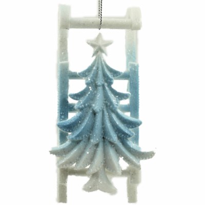 BLUE AND WHITE SLED